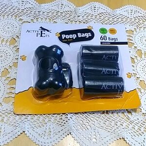 New Poop Bags With Dispenser